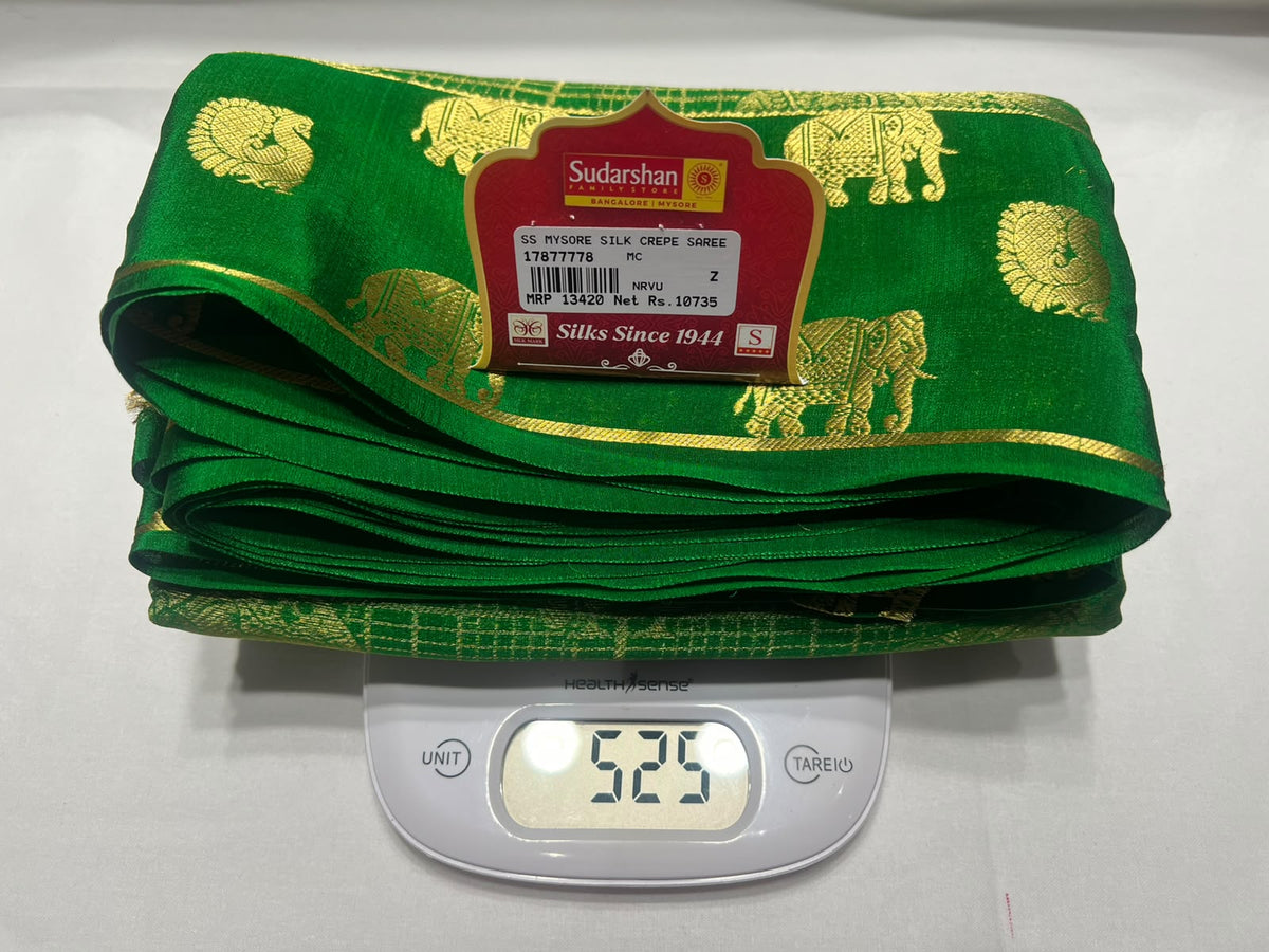 Pure Mysore Silk Saree.