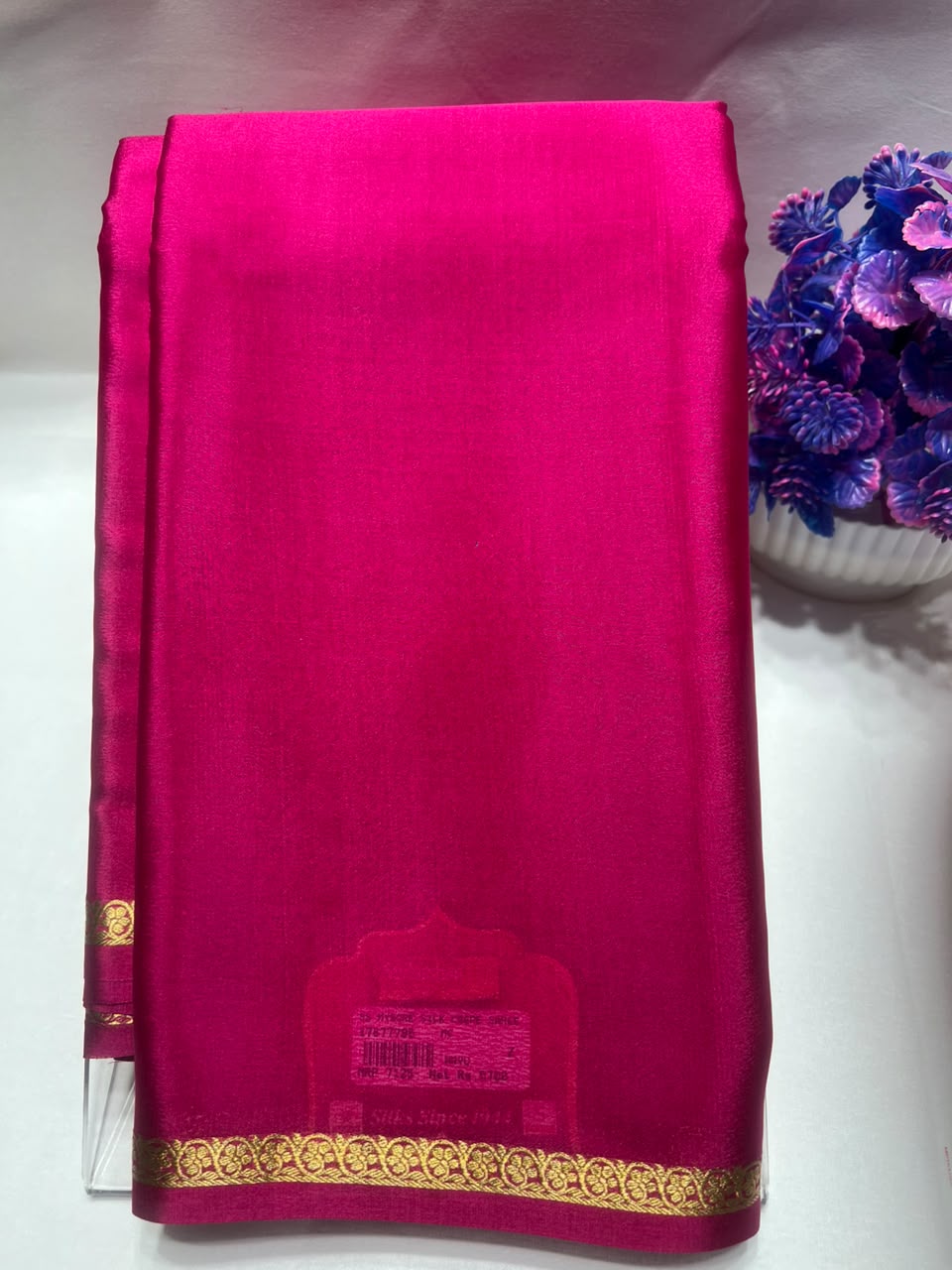 Pure Mysore Silk Saree ( 60 Grams )
