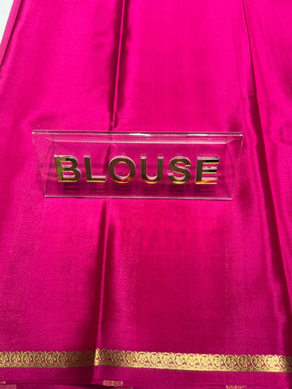 Pure Mysore Silk Saree ( 60 Grams )