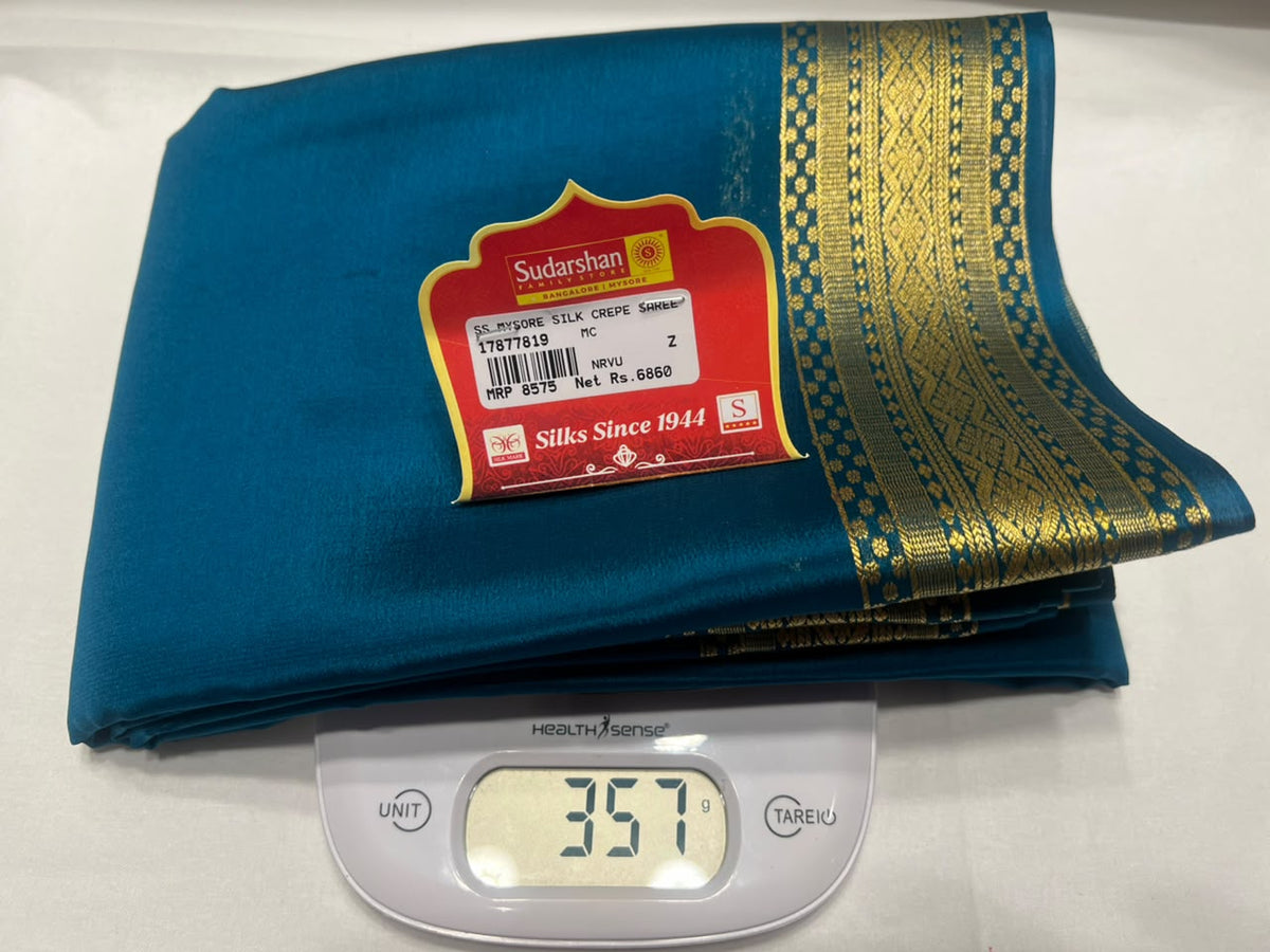 Pure Mysore Silk Saree ( 60 Grams )