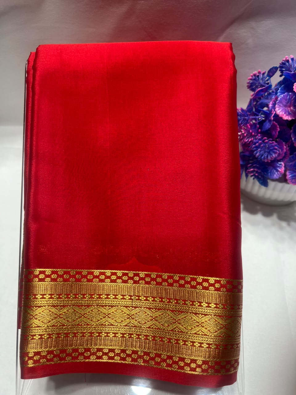 Pure Mysore Silk Saree ( 60 Grams )