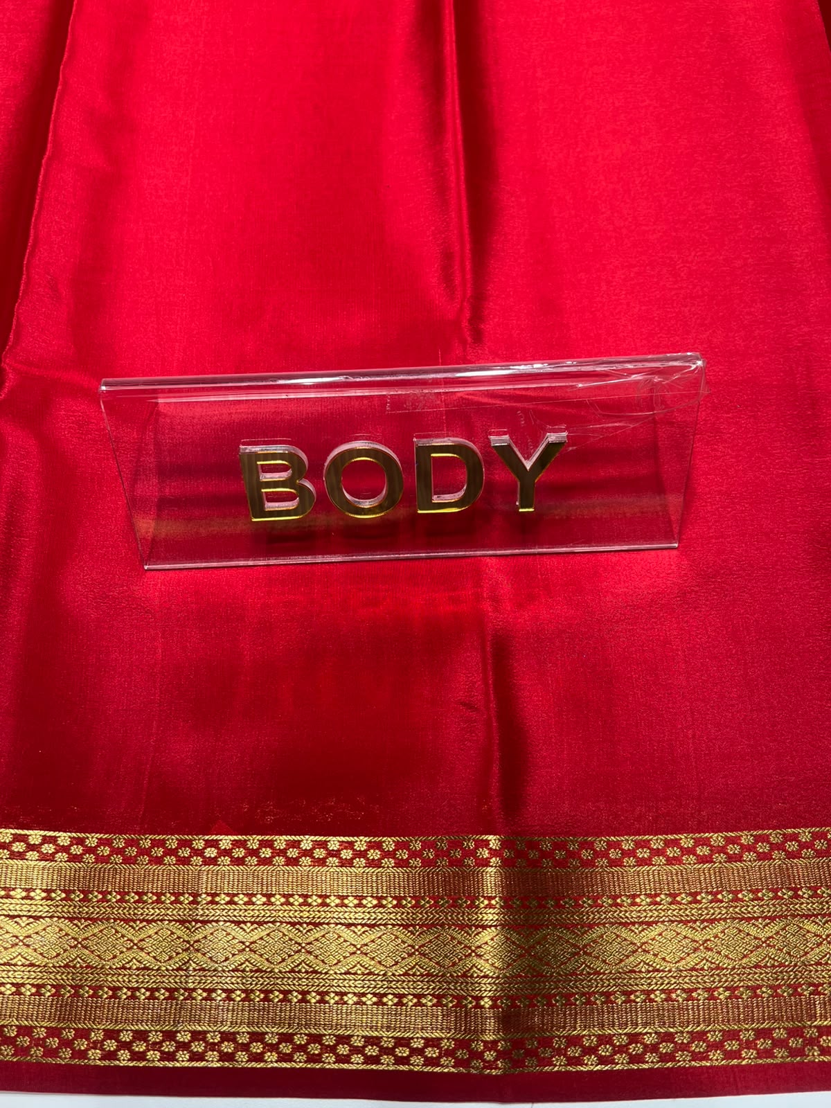 Pure Mysore Silk Saree ( 60 Grams )