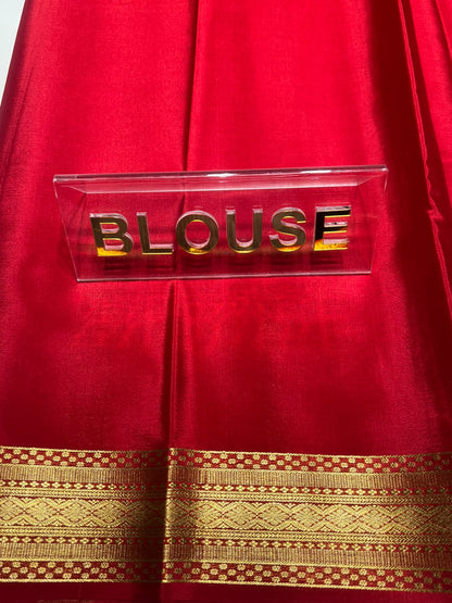 Pure Mysore Silk Saree ( 60 Grams )