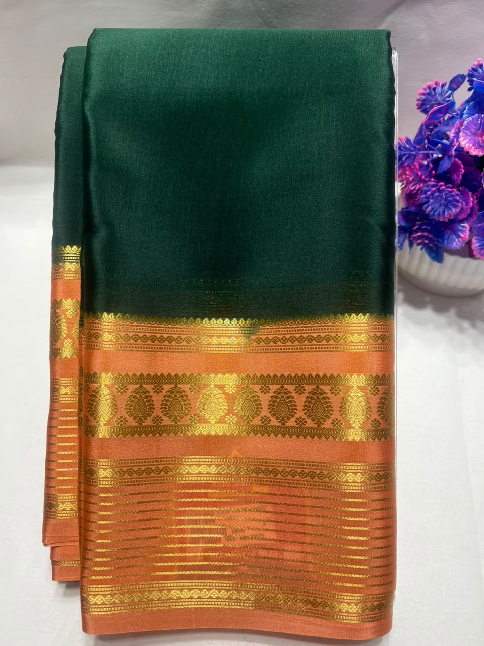 Pure Mysore Silk Saree ( 60 Grams )