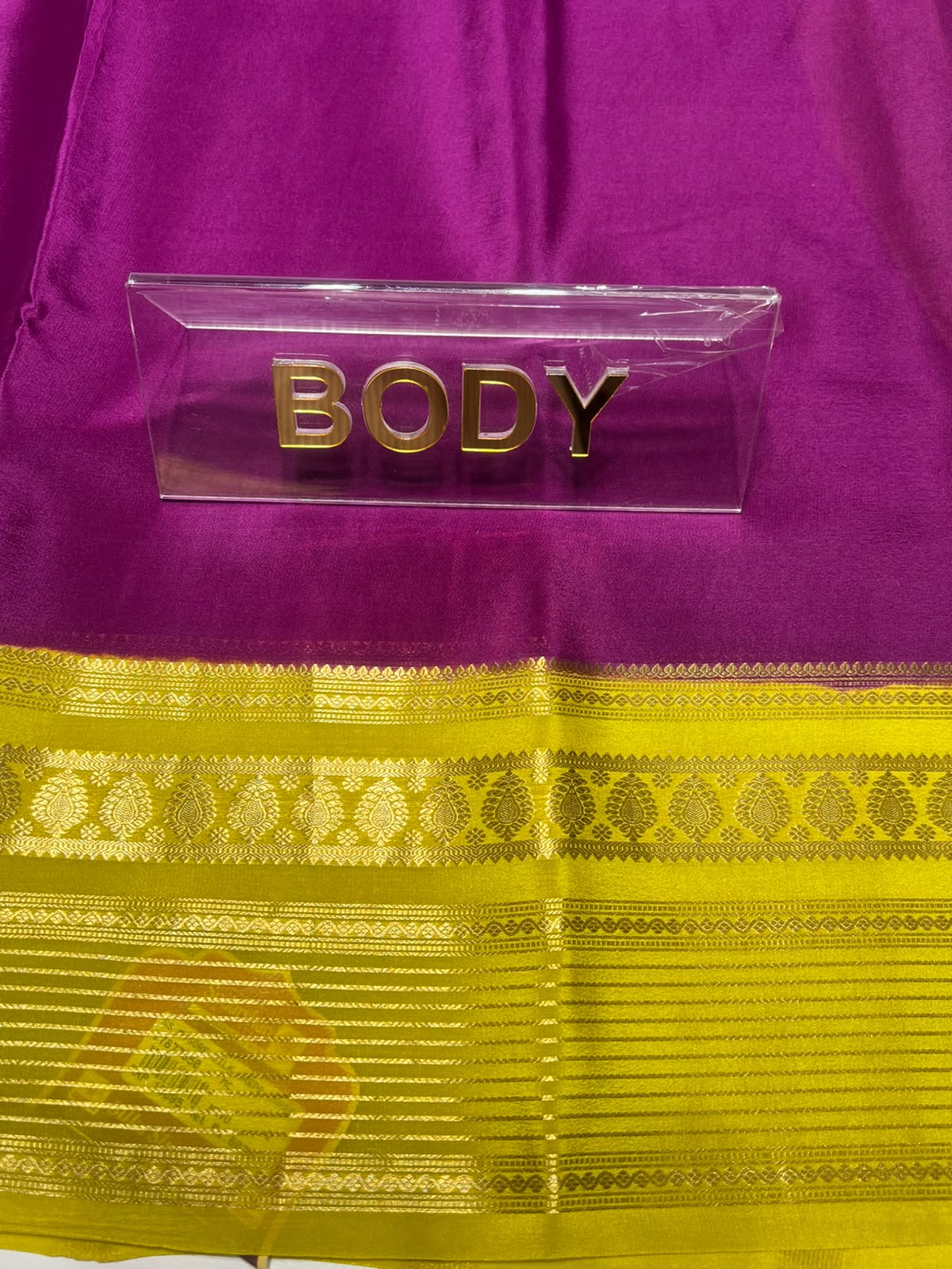 Pure Mysore Silk Saree ( 60 Grams )