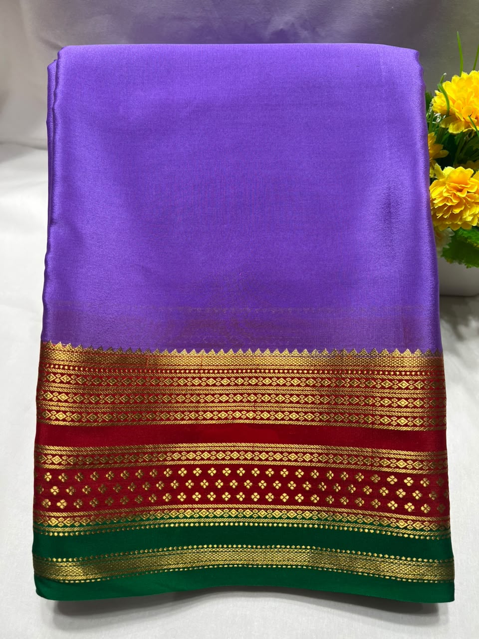 Pure Mysore Silk Saree.