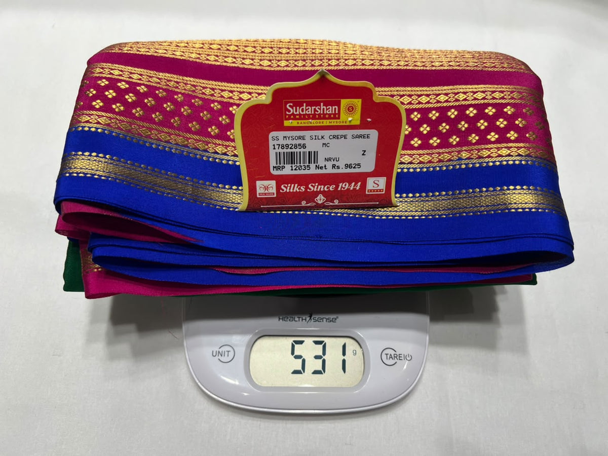 Pure Mysore Silk Saree.
