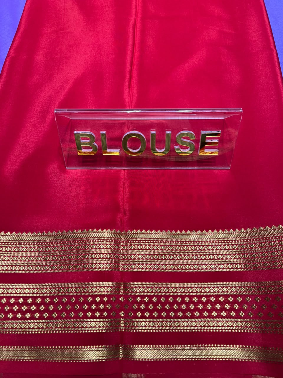 Pure Mysore Silk Saree.
