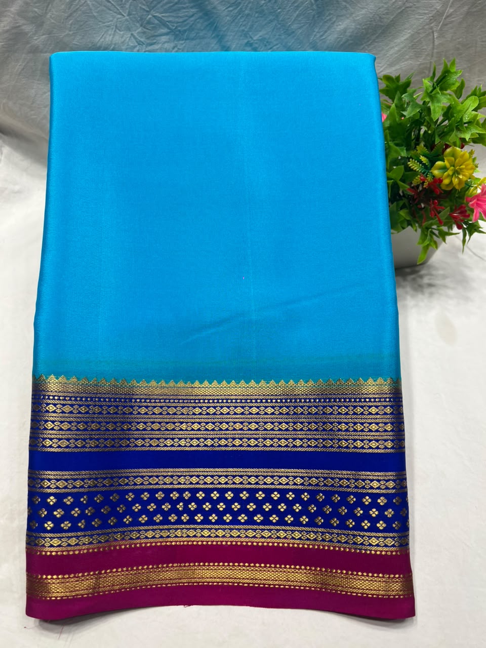 Pure Mysore Silk Saree.