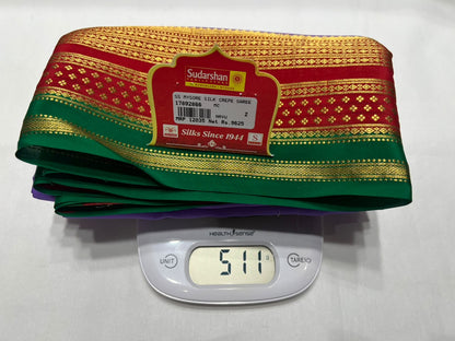 Pure Mysore Silk Saree.