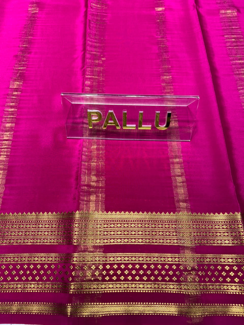 Pure Mysore Silk Saree.