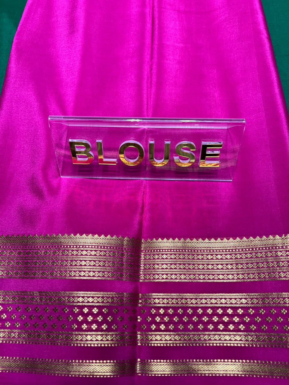 Pure Mysore Silk Saree.