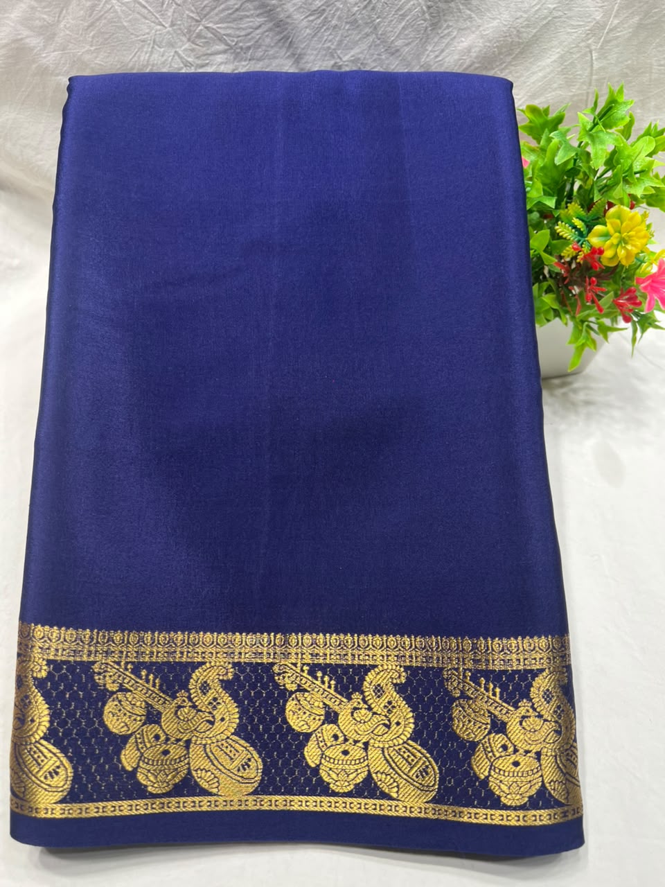 Pure Mysore Silk Saree.