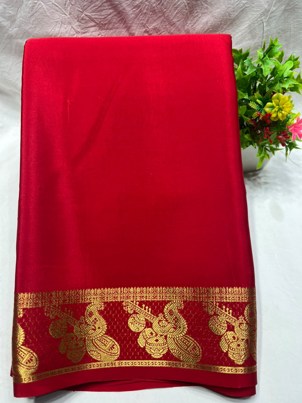 Pure Mysore Silk Saree.
