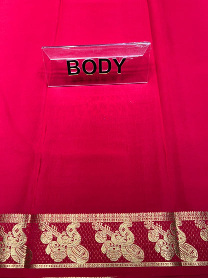 Pure Mysore Silk Saree.