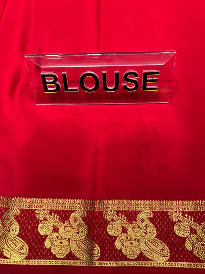 Pure Mysore Silk Saree.