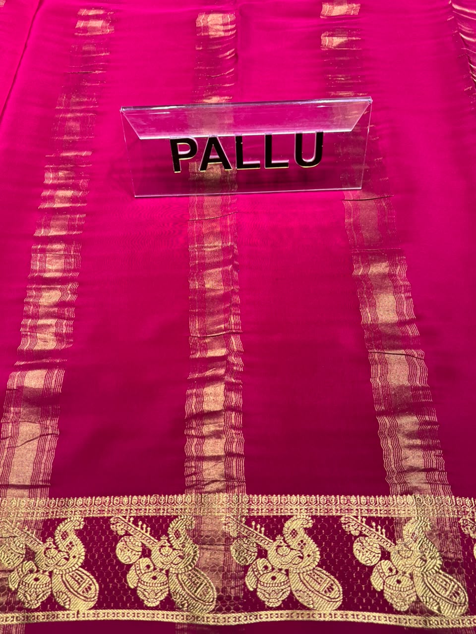 Pure Mysore Silk Saree.