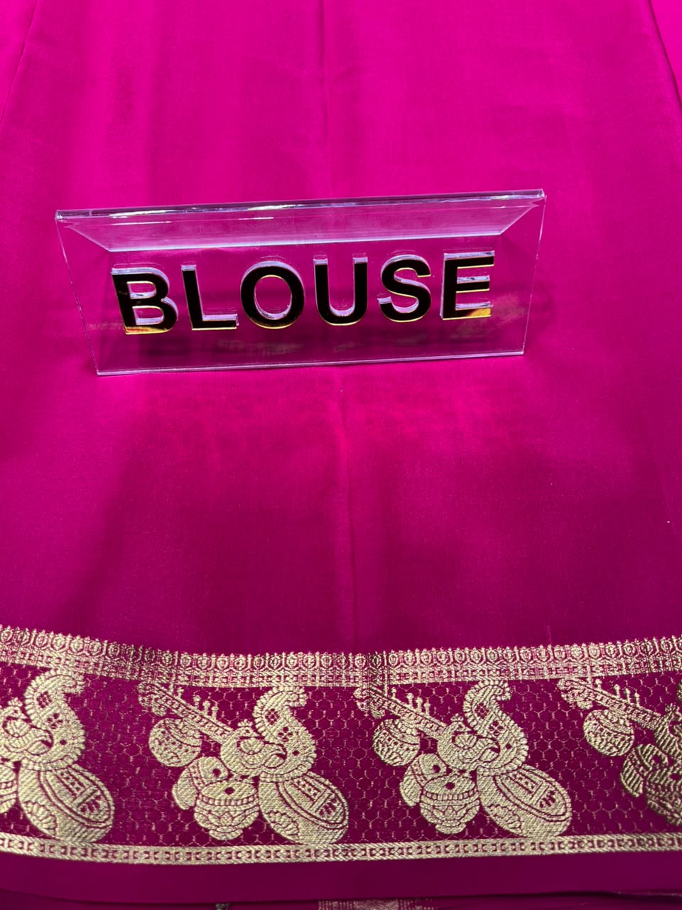 Pure Mysore Silk Saree.