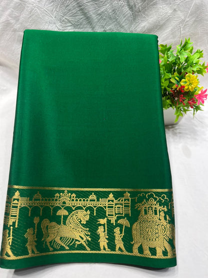 Pure Mysore Silk Saree.