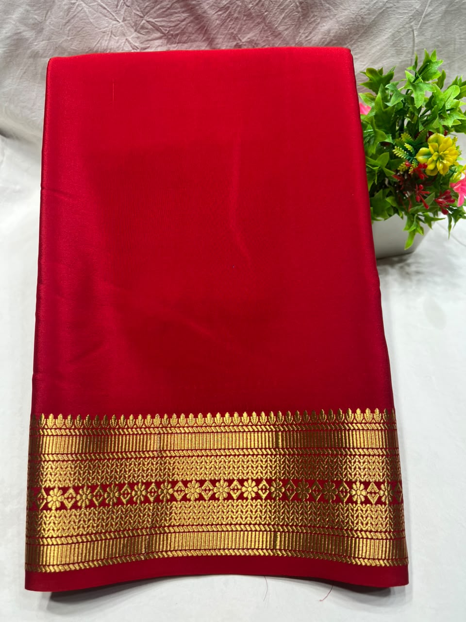 Pure Mysore Silk Saree.