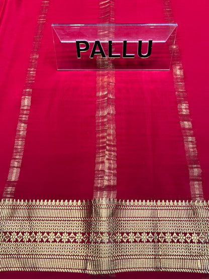 Pure Mysore Silk Saree.