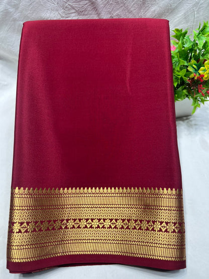 Pure Mysore Silk Saree.