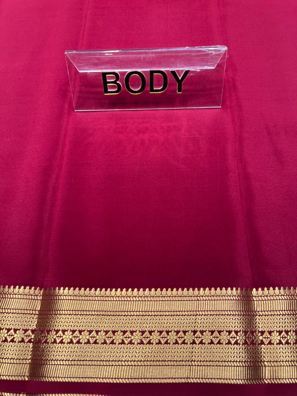 Pure Mysore Silk Saree.