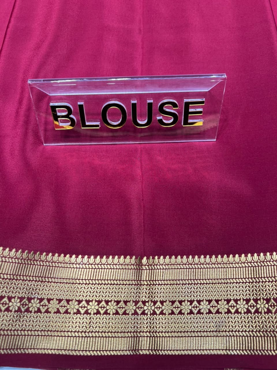 Pure Mysore Silk Saree.