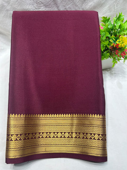 Pure Mysore Silk Saree.