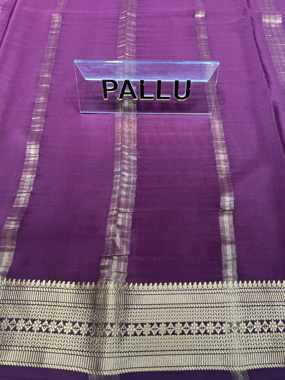 Pure Mysore Silk Saree.