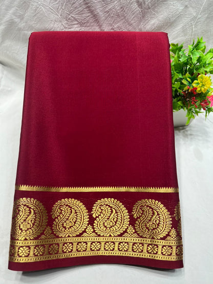 Pure Mysore Silk Saree.