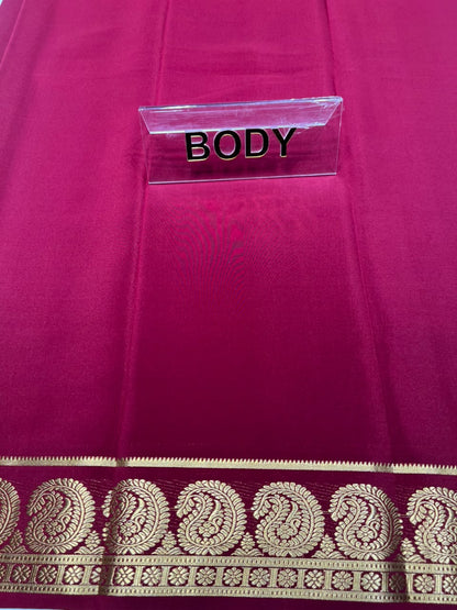 Pure Mysore Silk Saree.