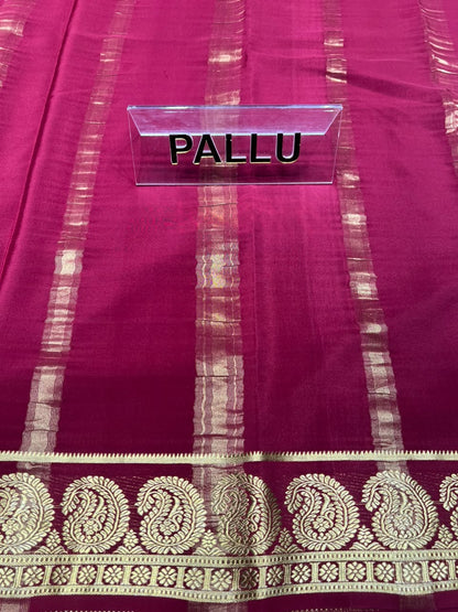 Pure Mysore Silk Saree.