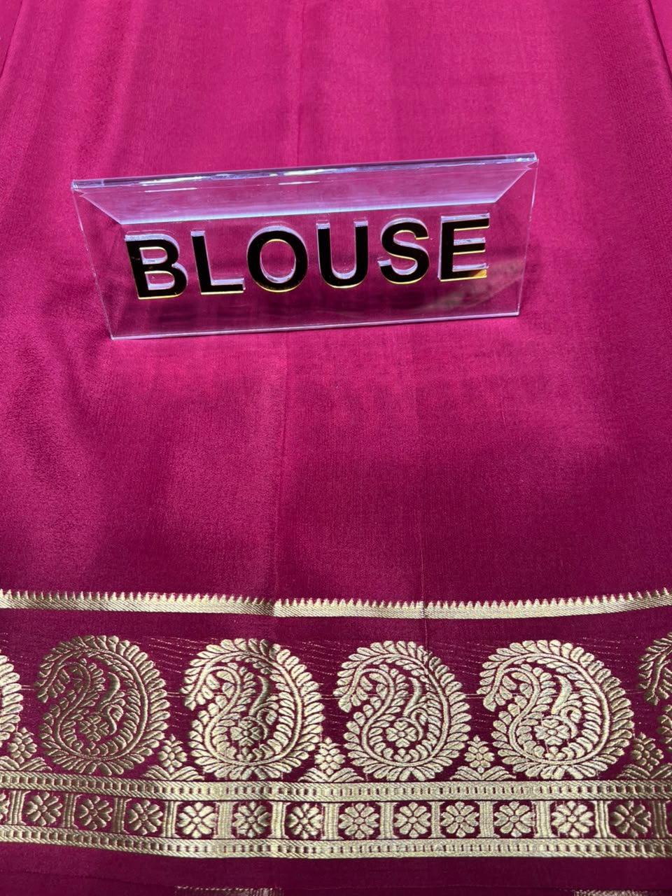 Pure Mysore Silk Saree.