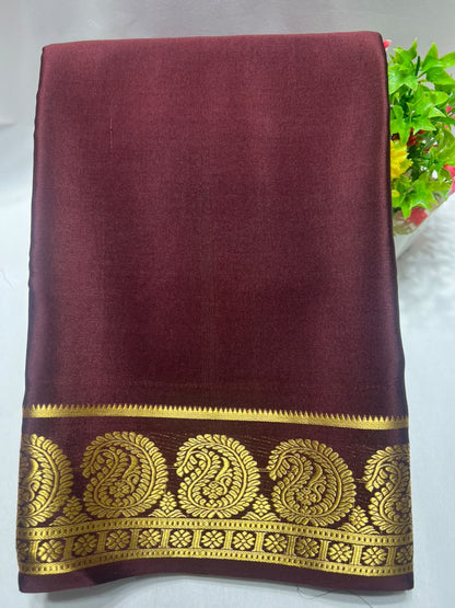 Pure Mysore Silk Saree.