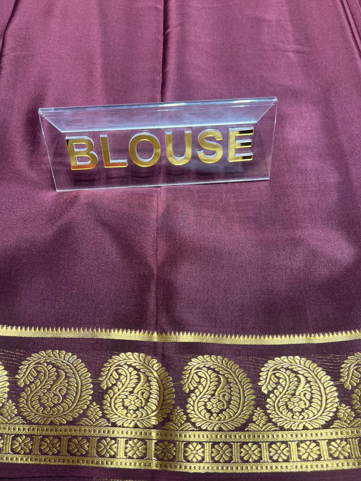 Pure Mysore Silk Saree.