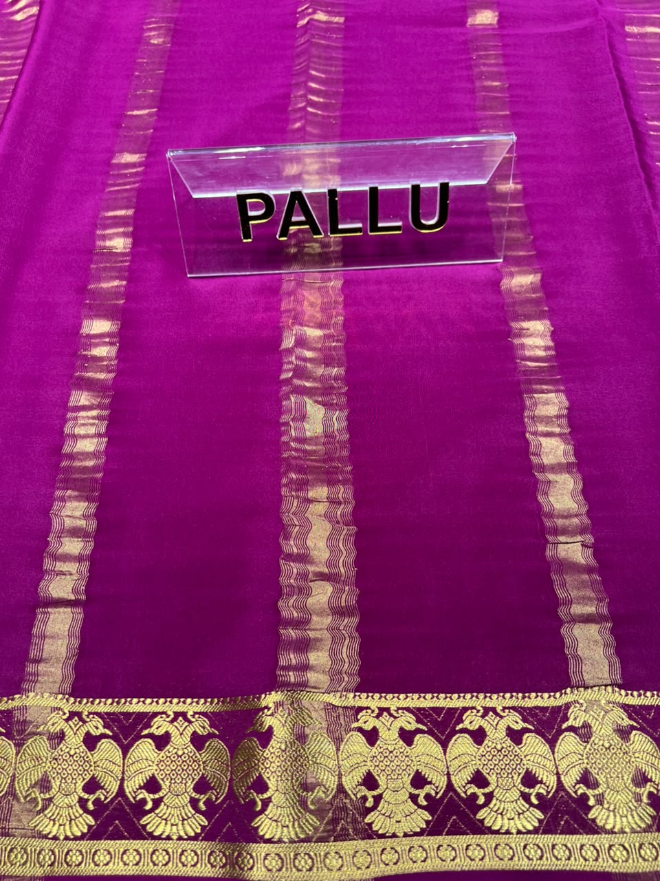 Pure Mysore Silk Saree.