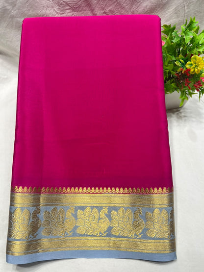 Pure Mysore Silk Saree.