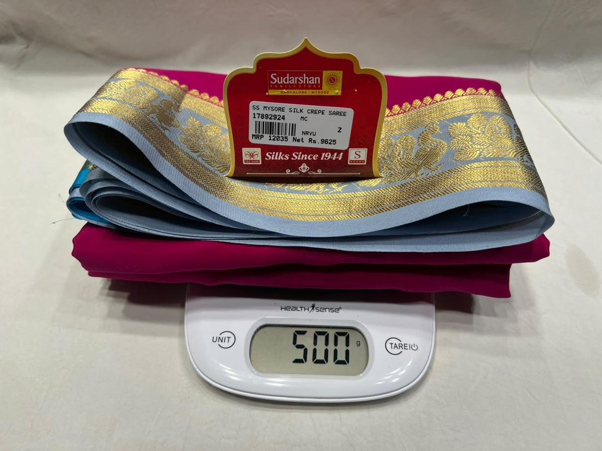 Pure Mysore Silk Saree.