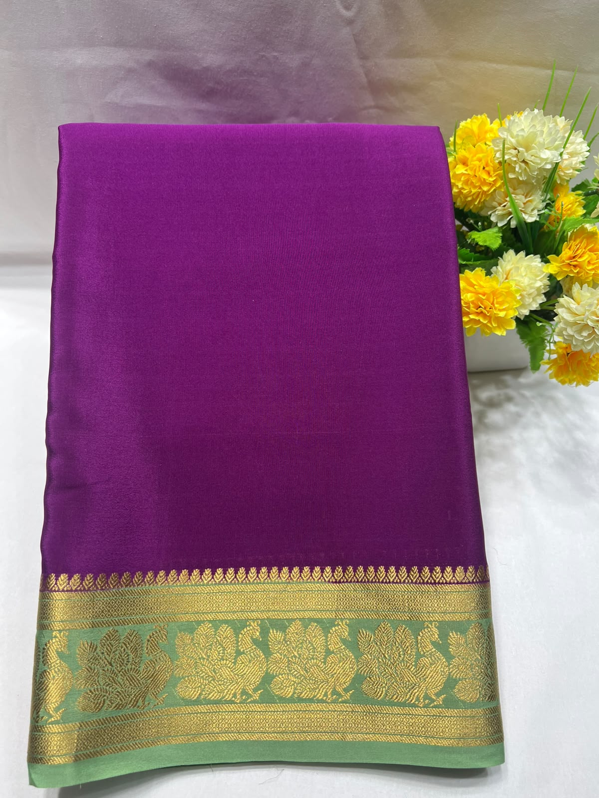 Pure Mysore Silk Saree.