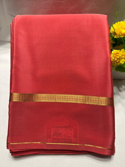 Pure Mysore Silk Saree.