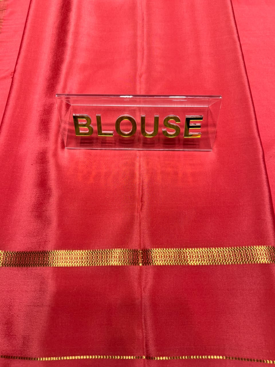 Pure Mysore Silk Saree.