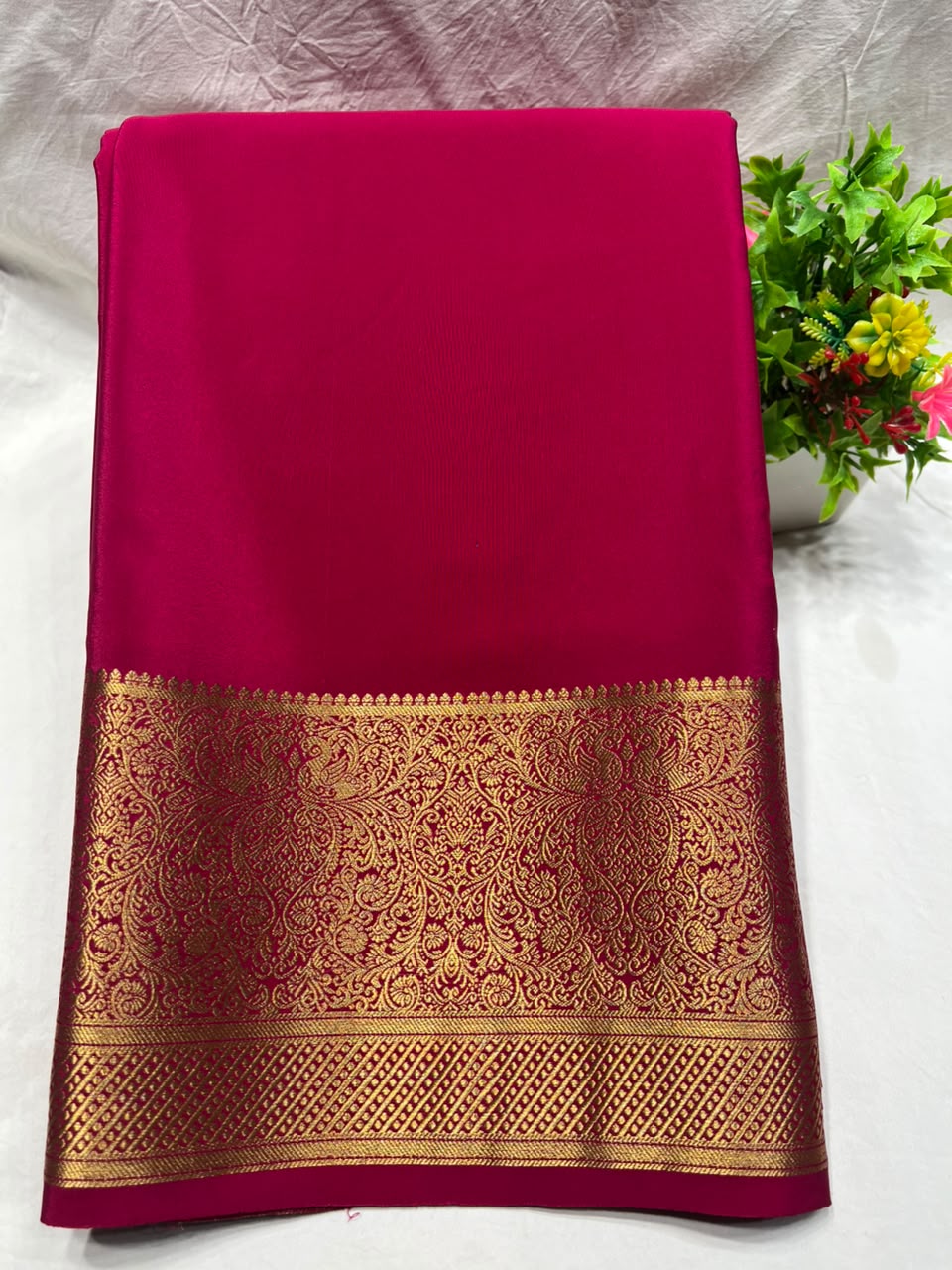 Pure Mysore Silk Saree.