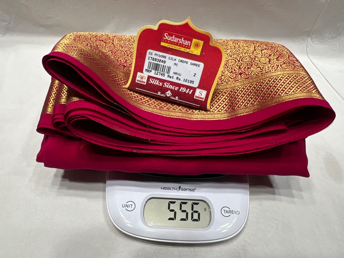 Pure Mysore Silk Saree.