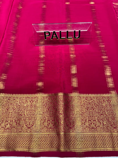 Pure Mysore Silk Saree.