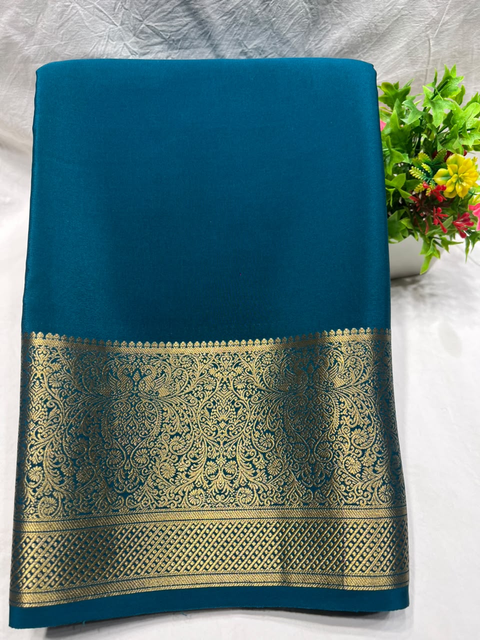 Pure Mysore Silk Saree.