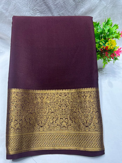 Pure Mysore Silk Saree.