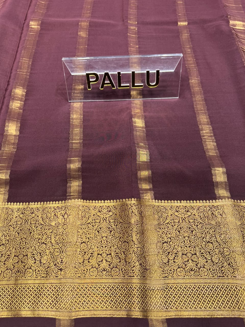 Pure Mysore Silk Saree.