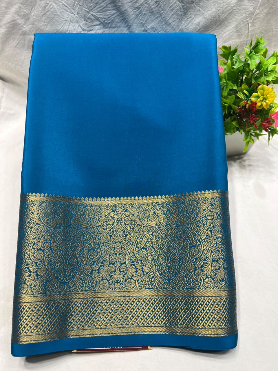 Pure Mysore Silk Saree.