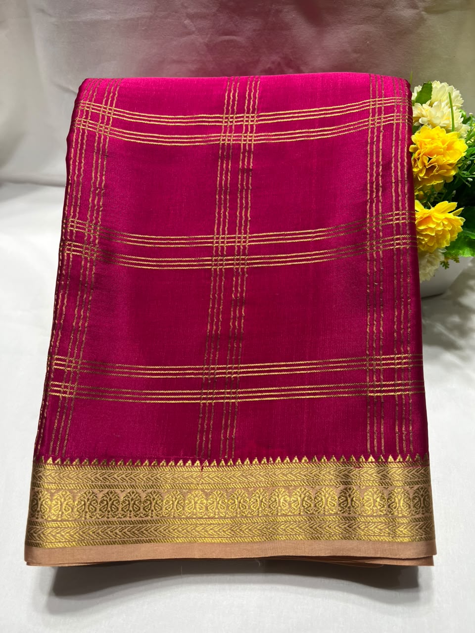 Pure Mysore Silk Saree.